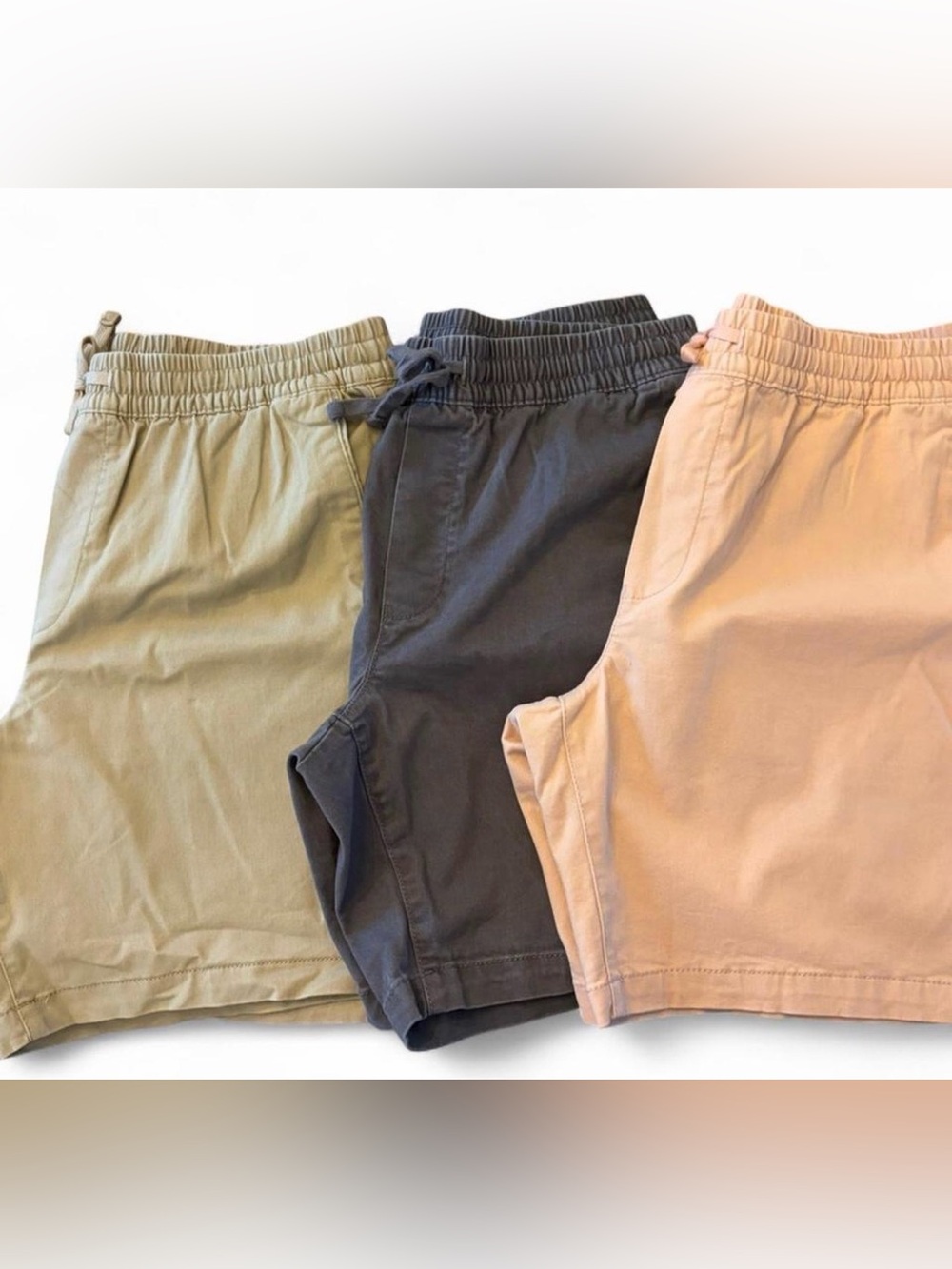 Lot of men’s shorts size 32-34 by George neutrals pull on